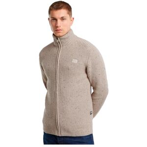 G-STAR Men's Double Collar Knitted Sweater Jacket, Multicolour (whitebait melange D25119-D754-G874), XL G-STAR Men's Double Collar Knitted Sweater Jacket, Multicolour (whitebait melange D25119-D754-G874), XL