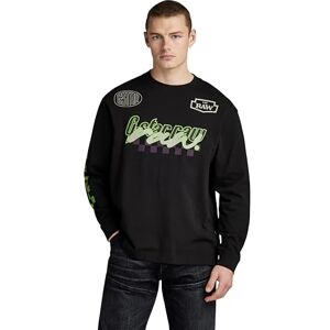 G-STAR Men's Moto Boxy Graphic T-Shirt, Black (dk black D23878-C336-6484), M G-STAR Men's Moto Boxy Graphic T-Shirt, Black (dk black D23878-C336-6484), M