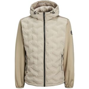 JACK & JONES Men's Jcoheat Hybrid Jacket Sn, Crockery, L JACK & JONES Men's Jcoheat Hybrid Jacket Sn, Crockery, L