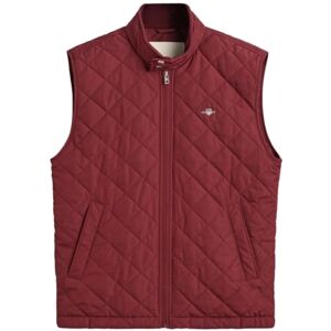 GANT Men's Quilted Windcheater Vest, Weinrot, S GANT Men's Quilted Windcheater Vest, Weinrot, S
