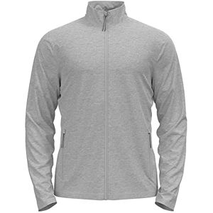 Odlo Men Long-sleeved shirt with zipper BERRA, grey melange, XXL Odlo Men Long-sleeved shirt with zipper BERRA, grey melange, XXL