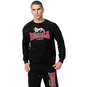 Lonsdale Men's avalwins Sweatshirt, Black/Red/Grey, M Lonsdale Men's avalwins Sweatshirt, Black/Red/Grey, M