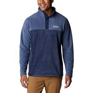 Columbia Men's Steens Mountain Half Snap Fleece Jacket, Collegiate Navy/Dark Moutain, 3X Columbia Men's Steens Mountain Half Snap Fleece Jacket, Collegiate Navy/Dark Moutain, 3X