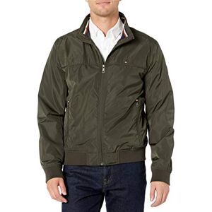 Tommy Hilfiger Men's Performance Faux Memory Bomber Jacket Transitional, Army Green Unfilled, XXL Tommy Hilfiger Men's Performance Faux Memory Bomber Jacket Transitional, Army Green Unfilled, XXL