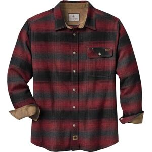 Legendary Whitetails Men's Buck Camp Flannel, Long Sleeve Plaid Button Down Casual Shirt, Corduroy Cuffs, Cabin Fever Plaid, 3XL Legendary Whitetails Men's Buck Camp Flannel, Long Sleeve Plaid Button Down Casual Shirt, Corduroy Cuffs, Cabin Fever Plaid, 3XL