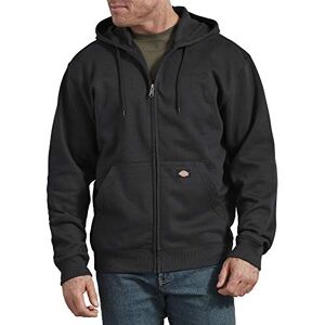 Dickies Men's Full Zip Fleece Hoodie Jacket, Dark Heather, S Dickies Men's Full Zip Fleece Hoodie Jacket, Dark Heather, S