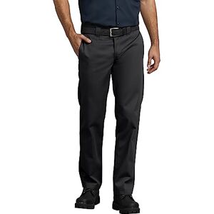 Dickies Men's Straight Work Slim Trousers, Black 38W x 32L Dickies Men's Straight Work Slim Trousers, Black 38W x 32L