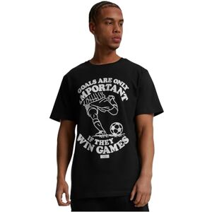 MERCHCODE Men's Mc878-footballs Coming Home Important Games Tee T-Shirt, Black, S MERCHCODE Men's Mc878-footballs Coming Home Important Games Tee T-Shirt, Black, S