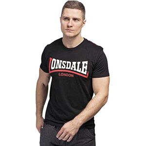 Lonsdale Men's Two Tone T-Shirt, Black, XXXX-Large Lonsdale Men's Two Tone T-Shirt, Black, XXXX-Large