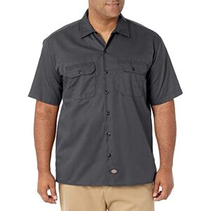 Dickies Men's Work Shirt Short Sleeved Workwear (Charcoal Grey), XXXX-Large Dickies Men's Work Shirt Short Sleeved Workwear (Charcoal Grey), XXXX-Large