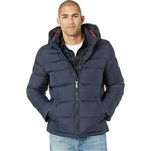 Tommy Hilfiger Men's Classic Hooded Puffer Jacket (Regular and Big & Tall Sizes) Down Outerwear Coat, Midnight, 2X Tommy Hilfiger Men's Classic Hooded Puffer Jacket (Regular and Big & Tall Sizes) Down Outerwear Coat, Midnight, 2X