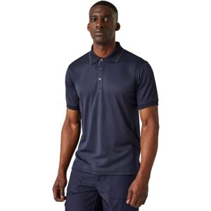 Regatta Professional Mens Navigate Short Sleeved Polo Shirts Navy/Grey Regatta Professional Mens Navigate Short Sleeved Polo Shirts Navy/Grey