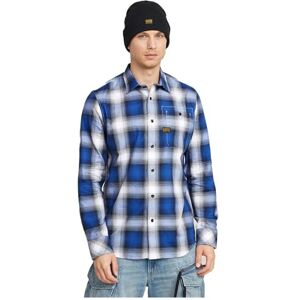 G-STAR Men's Bristum 2.0 Slim Shirt , Multicolour (deep blue tyler check D23553-D122-H041), S G-STAR Men's Bristum 2.0 Slim Shirt , Multicolour (deep blue tyler check D23553-D122-H041), S