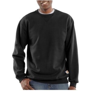 Carhartt Men's Loose Fit Midweight Crewneck Sweatshirt, Black, XS Carhartt Men's Loose Fit Midweight Crewneck Sweatshirt, Black, XS