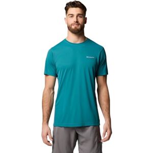 Columbia Men's Zero Rules Light Short Sleeve Crew, Technical Short Sleeve T-Shirt, River Blue, L Columbia Men's Zero Rules Light Short Sleeve Crew, Technical Short Sleeve T-Shirt, River Blue, L