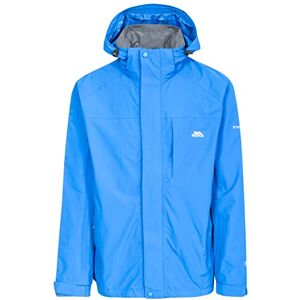 Trespass Edwards II, Blue, XS, Waterproof Jacket with Concealed Hood for Men, X-Small, Blue Trespass Edwards II, Blue, XS, Waterproof Jacket with Concealed Hood for Men, X-Small, Blue