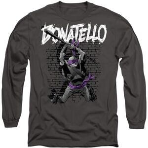 Mutant TMNT TMNT Donatello Mens Long Sleeve T Shirt, Charcoal, Medium Mutant TMNT TMNT Donatello Mens Long Sleeve T Shirt, Charcoal, Medium