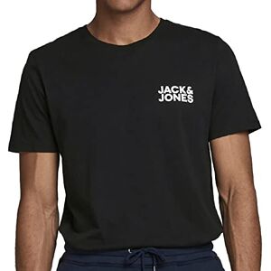 JACK & JONES Men's JJECORP Logo TEE SS Crew Neck SS19 NOOS T-Shirt, Black (Black Slim/Small Print), M JACK & JONES Men's JJECORP Logo TEE SS Crew Neck SS19 NOOS T-Shirt, Black (Black Slim/Small Print), M