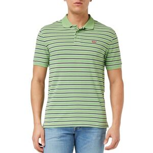 Levi's Men's Housemark Polo T-Shirt, Hopscotch Stripe Aspen Green, XS Levi's Men's Housemark Polo T-Shirt, Hopscotch Stripe Aspen Green, XS