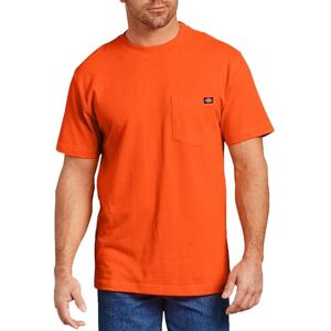 Dickies Men's Heavyweight Crew Neck Short Sleeve Tee Big-Tall T-Shirt, Bright Orange, XXL Dickies Men's Heavyweight Crew Neck Short Sleeve Tee Big-Tall T-Shirt, Bright Orange, XXL