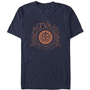 Marvel Loki-TVA Badge Organic Short Sleeve T-Shirt, Navy Blue, XXL Marvel Loki-TVA Badge Organic Short Sleeve T-Shirt, Navy Blue, XXL