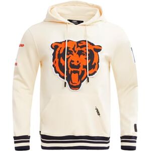 Pro Standard Mens NFL Chicago Bears Retro Classics Pull Over Hoodie Eggshell/Midnight Navy 3Xl Pro Standard Mens NFL Chicago Bears Retro Classics Pull Over Hoodie Eggshell/Midnight Navy 3Xl