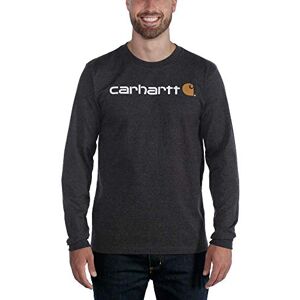 Carhartt Men's Relaxed Fit Heavyweight Long-Sleeve Logo Graphic T-Shirt, Carbon Heather, XS Carhartt Men's Relaxed Fit Heavyweight Long-Sleeve Logo Graphic T-Shirt, Carbon Heather, XS