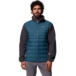 Columbia Men's Juniper Peak Hybrid Jacket, Puffer Jacket, Everblue/Shark, Large Columbia Men's Juniper Peak Hybrid Jacket, Puffer Jacket, Everblue/Shark, Large