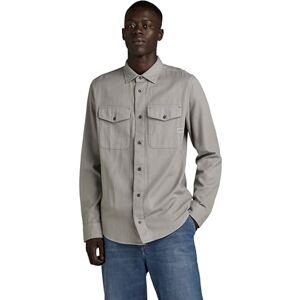 G-STAR Men's Marine Slim Shirt, Grey (grey alloy gd D24963-D454-G493), L G-STAR Men's Marine Slim Shirt, Grey (grey alloy gd D24963-D454-G493), L