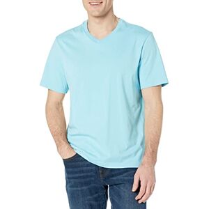 Amazon Essentials Men's T-Shirt Regular-Fit Short-Sleeve V-Neck (Available in Big & Tall), Pack of 2, Light Blue, Large Amazon Essentials Men's T-Shirt Regular-Fit Short-Sleeve V-Neck (Available in Big & Tall), Pack of 2, Light Blue, Large