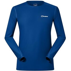 Berghaus Men's 24/7 Long Sleeve Crew Tech Baselayer T-Shirt, Electric Cobalt, S Berghaus Men's 24/7 Long Sleeve Crew Tech Baselayer T-Shirt, Electric Cobalt, S