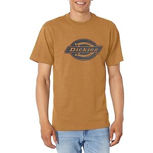 Dickies Men's Short Sleeve Heavyweight Logo T-Shirt, Brown Duck, M Dickies Men's Short Sleeve Heavyweight Logo T-Shirt, Brown Duck, M