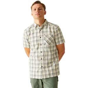 Regatta Mens Mindano VIII Patterned Short-Sleeved Shirt (S) (Agave Green/Ash) Regatta Mens Mindano VIII Patterned Short-Sleeved Shirt (S) (Agave Green/Ash)