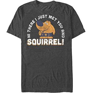 Disney Pixar Up My Name is Doug Organic Short Sleeve T-Shirt, Melange Black, M Disney Pixar Up My Name is Doug Organic Short Sleeve T-Shirt, Melange Black, M