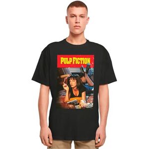 MERCHCODE Men's Mc896-pulp Fiction Poster Oversize Tee T-Shirt, Black, 5XL MERCHCODE Men's Mc896-pulp Fiction Poster Oversize Tee T-Shirt, Black, 5XL