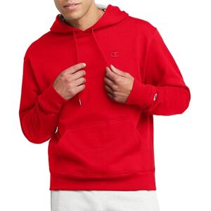 Champion Men's Powerblend Pullover Hoodie Hoody, Team Red Scarlet, L UK Champion Men's Powerblend Pullover Hoodie Hoody, Team Red Scarlet, L UK