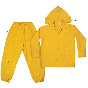 Custom Leathercraft CLC Rain Wear R102M Yellow Polyester 3-Piece Rain Suit Medium Custom Leathercraft CLC Rain Wear R102M Yellow Polyester 3-Piece Rain Suit Medium
