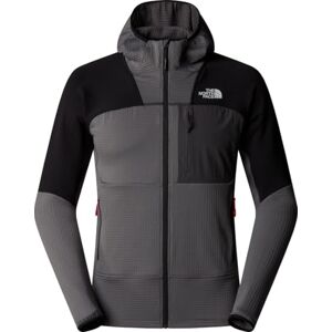 The North Face Men's Stormgap Powergrid Hoodie Jacket, Smoked Pearl/Tnf Black, S The North Face Men's Stormgap Powergrid Hoodie Jacket, Smoked Pearl/Tnf Black, S