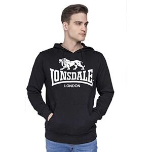 Lonsdale London Men's Gosport 2 hoodie, mens, Hooded Sweatshirt, 113027, black, XL Lonsdale London Men's Gosport 2 hoodie, mens, Hooded Sweatshirt, 113027, black, XL