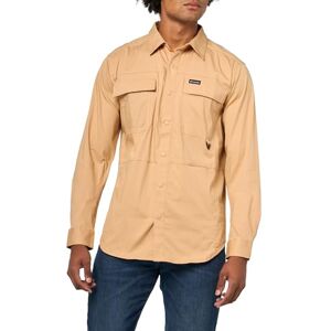 Columbia Men's Landroamer Twill Long Sleeve Shirt, Long Sleeve Shirt, Canoe, M Columbia Men's Landroamer Twill Long Sleeve Shirt, Long Sleeve Shirt, Canoe, M