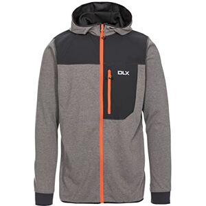 Trespass Mens Barnes DLX Quick Dry Hoodie (L) (Dark Grey Marl) Trespass Mens Barnes DLX Quick Dry Hoodie (L) (Dark Grey Marl)