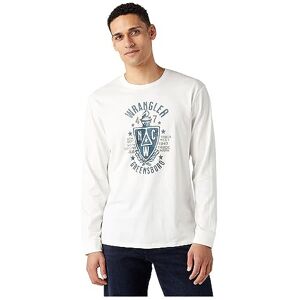 Wrangler Men's Americana Tea T-Shirt, White (Whisper White), S Wrangler Men's Americana Tea T-Shirt, White (Whisper White), S
