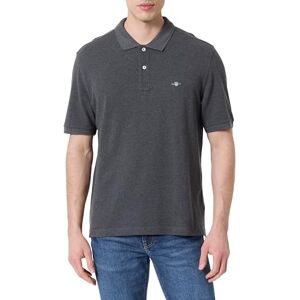 GANT REG EMB Archive Shield Polo Shirt, Antracite Melange, XL GANT REG EMB Archive Shield Polo Shirt, Antracite Melange, XL
