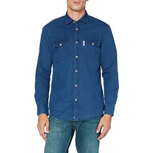 United Colors of Benetton Men's Camicia Casual Shirt, Blue (BLU Denim 932), X-Large United Colors of Benetton Men's Camicia Casual Shirt, Blue (BLU Denim 932), X-Large