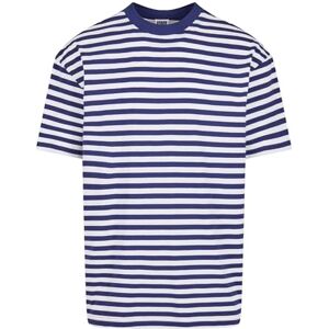 Urban Classics Men's Tb6642-regular Stripe Tee T-Shirt, White/Dark Blue, 4XL Urban Classics Men's Tb6642-regular Stripe Tee T-Shirt, White/Dark Blue, 4XL