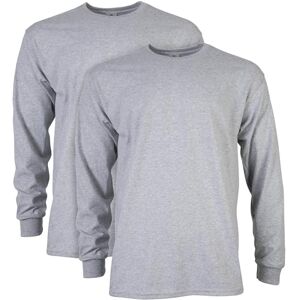 Gildan Unisex's Ultra Cotton Long Sleeve T-Shirt, Style G2400, Multipack, Sport Grey (2-Pack), 4XL (Pack of 2) Gildan Unisex's Ultra Cotton Long Sleeve T-Shirt, Style G2400, Multipack, Sport Grey (2-Pack), 4XL (Pack of 2)