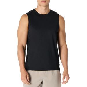Amazon Essentials Men's Active Quick-Dry Moisture-Wicking Tech-Stretch Lightweight Sleeveless Muscle Shirt, Black, L Amazon Essentials Men's Active Quick-Dry Moisture-Wicking Tech-Stretch Lightweight Sleeveless Muscle Shirt, Black, L