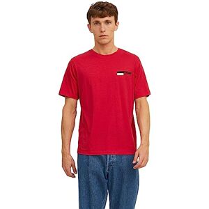 JACK & JONES Men's Jjecorp Logo Tee Play SS O-Neck Noos T-Shirts, True Red P4 Small Print, XXL JACK & JONES Men's Jjecorp Logo Tee Play SS O-Neck Noos T-Shirts, True Red P4 Small Print, XXL