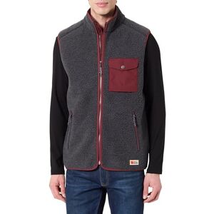 Fjällräven FJALLRAVEN 87073-030-352 Vardag Pile Fleece Vest M Sports vest Men's Dark Grey-Maroon Size M Fjällräven FJALLRAVEN 87073-030-352 Vardag Pile Fleece Vest M Sports vest Men's Dark Grey-Maroon Size M