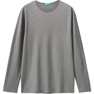 United Colors of Benetton Men's T-Shirt M/L 3je1j19a9 Long Sleeve, Grey Mouse 00w1, XS United Colors of Benetton Men's T-Shirt M/L 3je1j19a9 Long Sleeve, Grey Mouse 00w1, XS